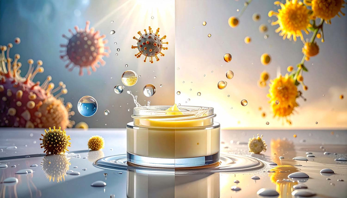 0% Water = 0% Bacteriën = 0% Conserveermiddelen. De Wiskunde.